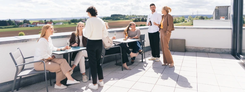 Event auf der Terrasse